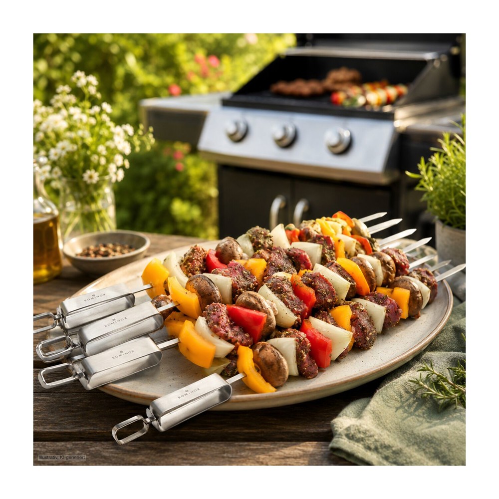 ROMINOX® 2er-Set Grillspieß // Furnum