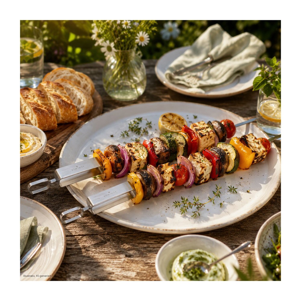 ROMINOX® 2er-Set Grillspieß // Furnum
