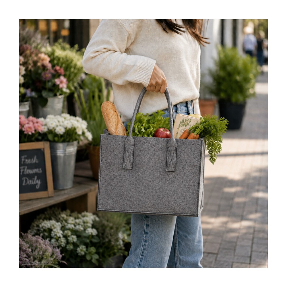 ROMINOX® Vegane Filztasche // Relana