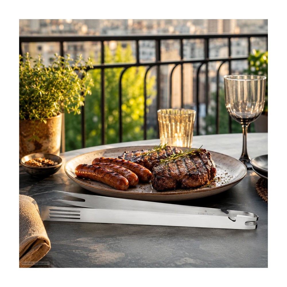 ROMINOX® Grillzange // BBQ 5in1
