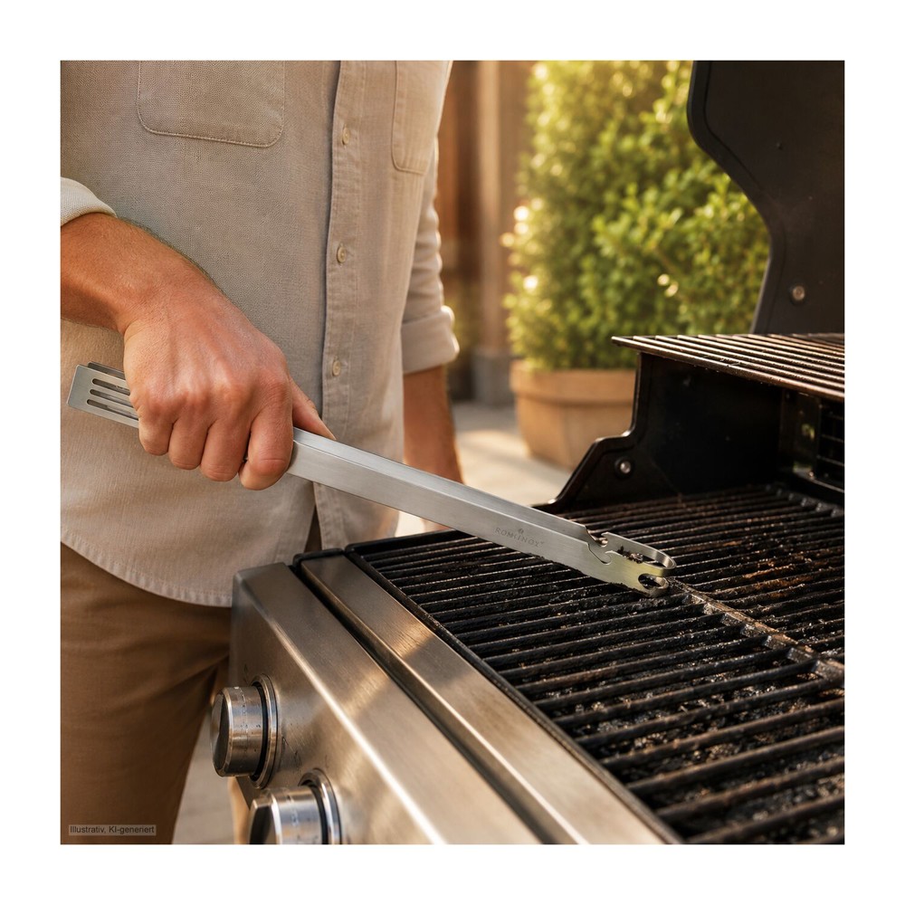 ROMINOX® Grillzange // BBQ 5in1