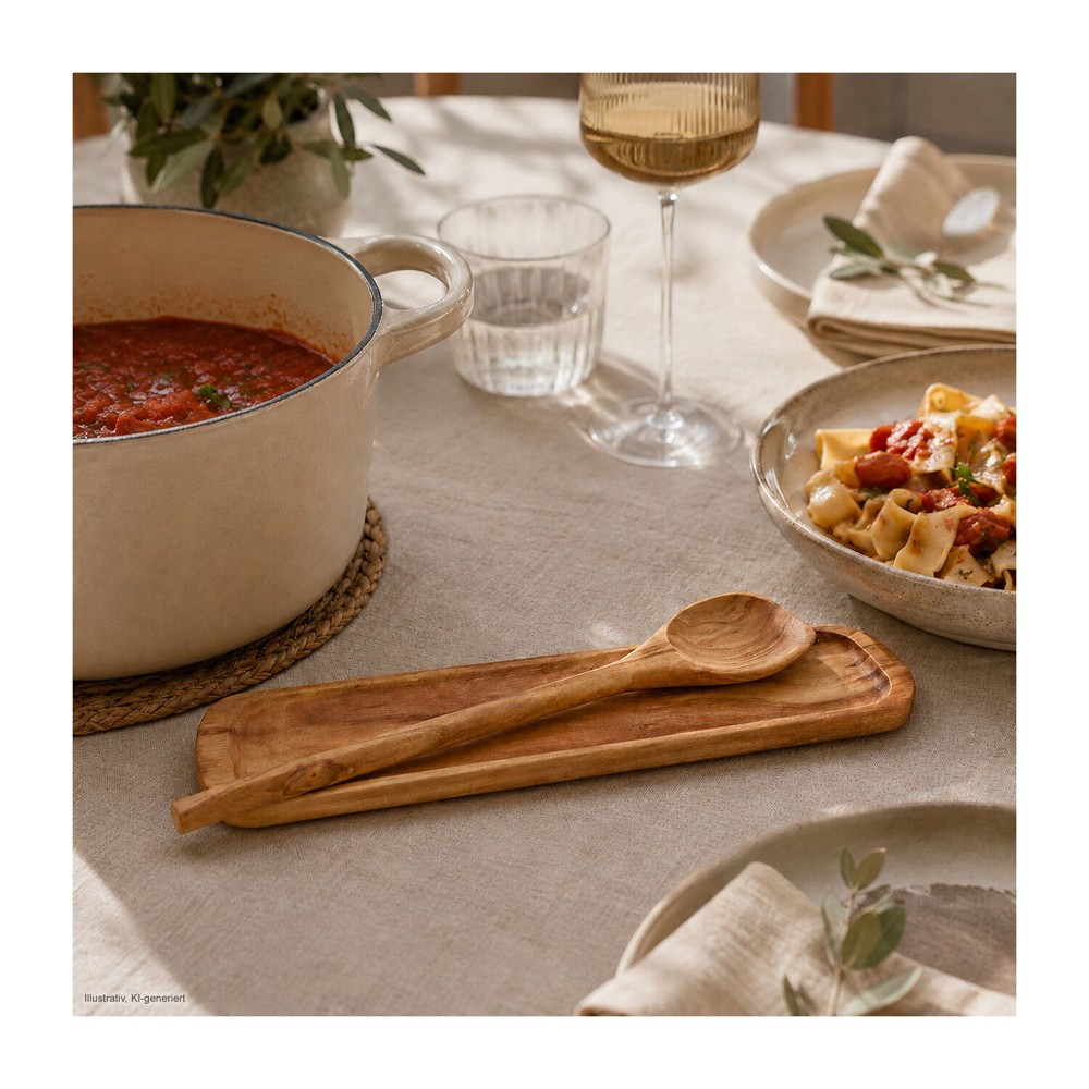 ROMINOX® Kochlöffel mit Ablage // Olivio