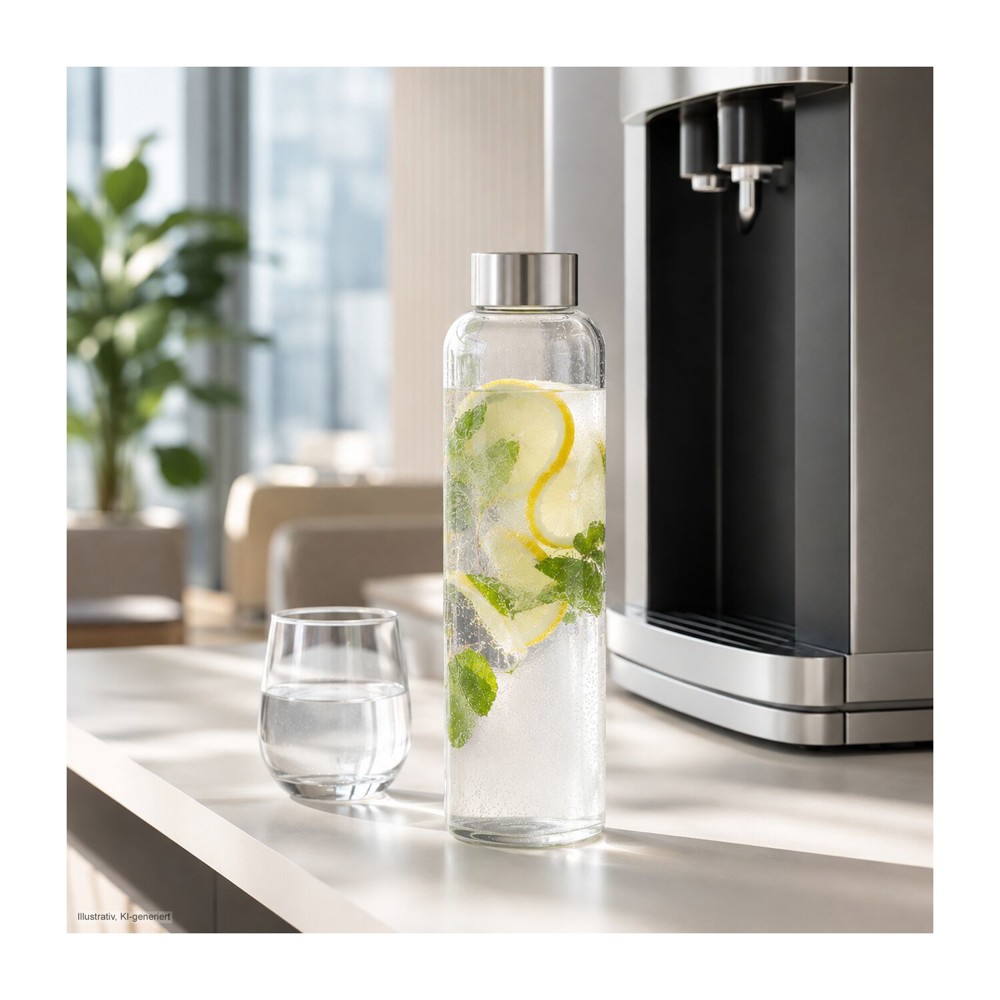 ROMINOX® Glaskaraffe // Pura 500 ml, auch für Kohlensäure geeignet