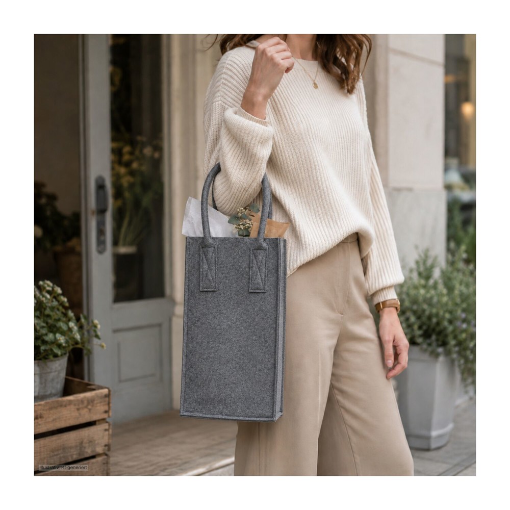 ROMINOX® Vegane Filztasche // Dupla