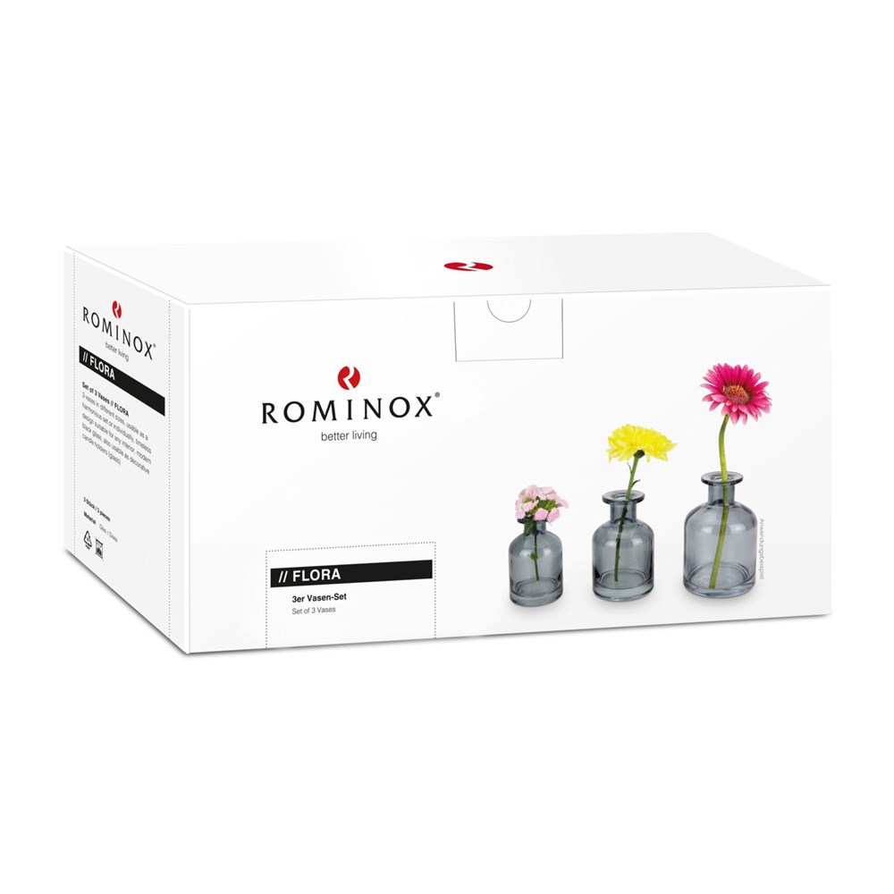 ROMINOX® 3er Vasen-Set // Flora